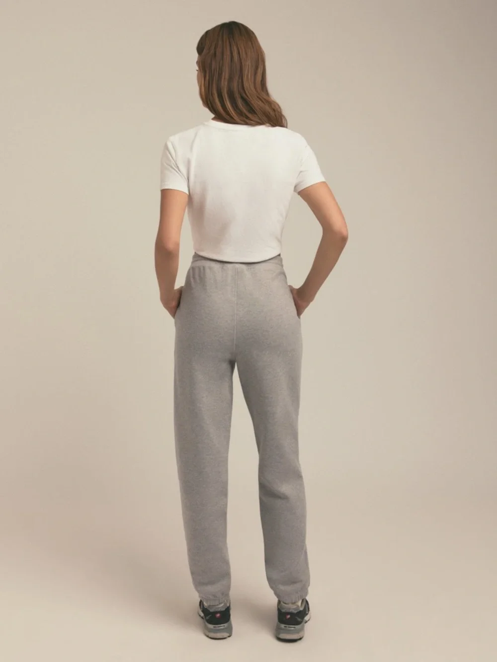 FAVORITE DAUGHTER Light Gray The Collegiate Jogger Sweatpants Size XS